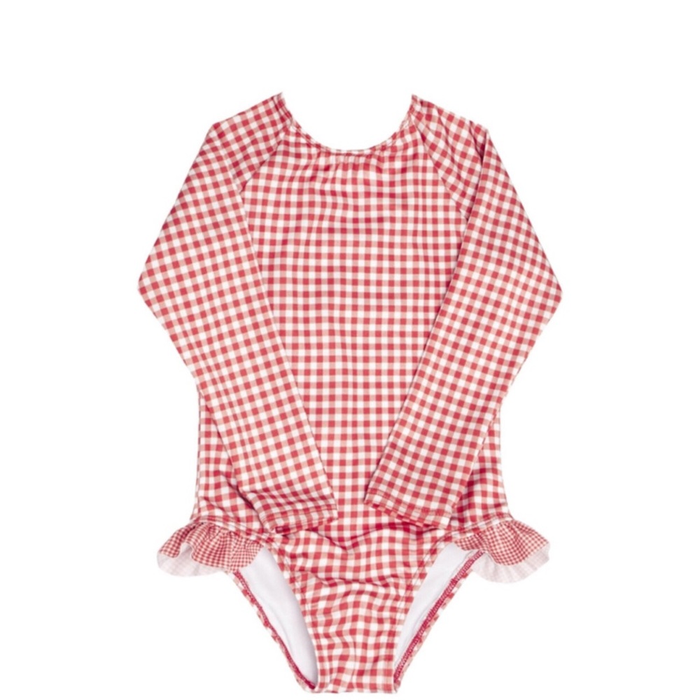 Minnow Gingham rashguard